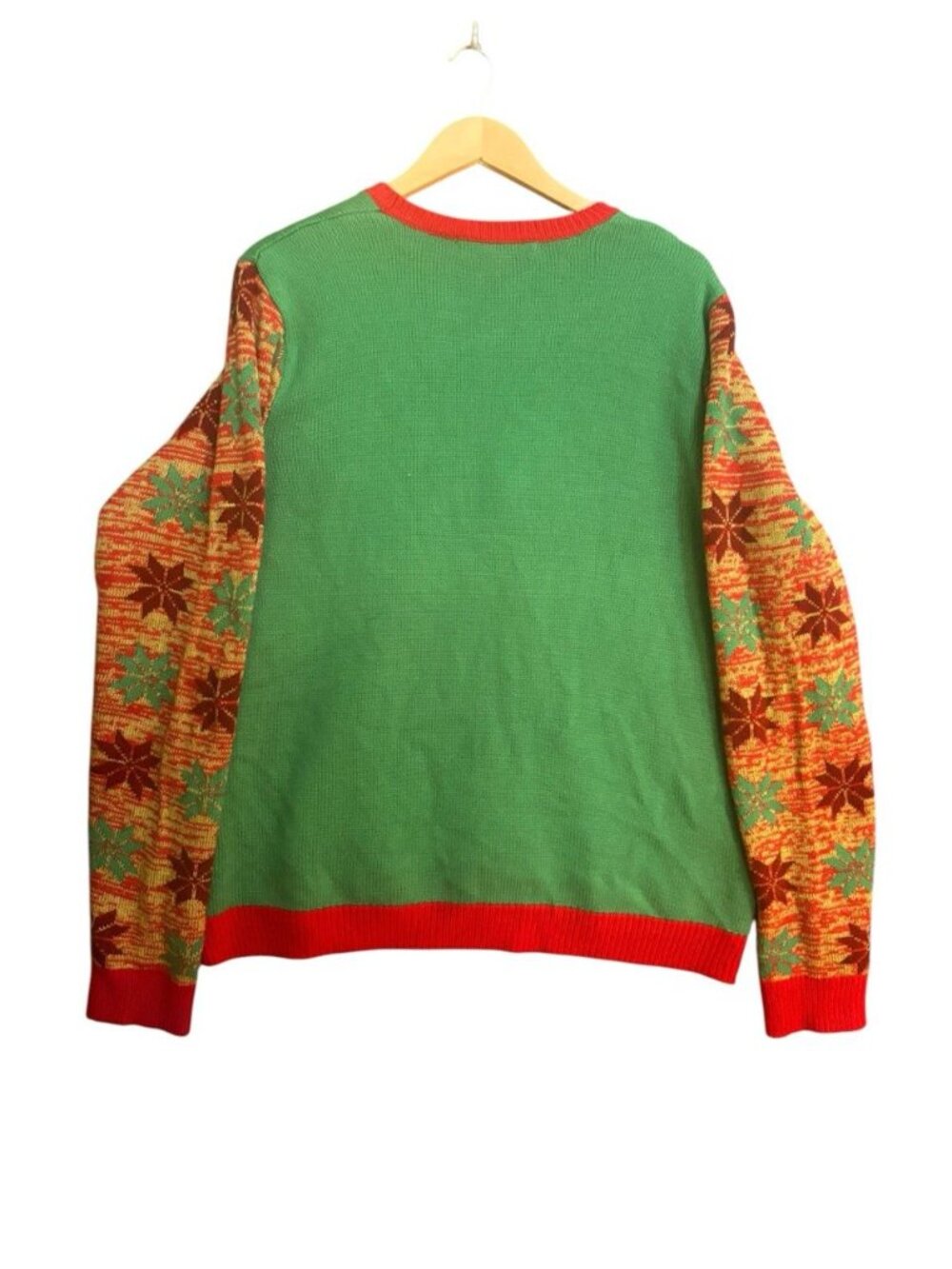 Jolly Sweaters XL Ugly Christmas Sweater Get Blitzed Reindeer Beer Green Red - Picture 3 of 9
